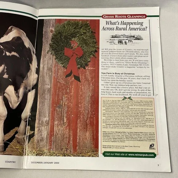 Country Mag. Dec. Jan. 2000 Vol 13 No. 6 For Those Who Live Or Long For Country - Picture 4 of 9